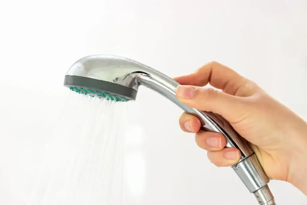 clean a shower head