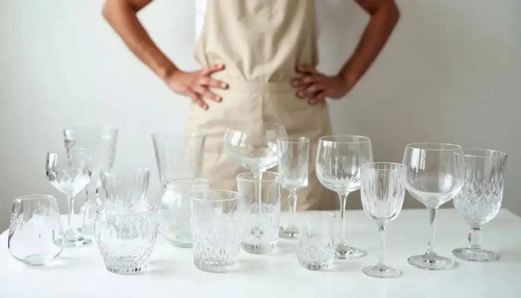 Clean Crystal Glasses