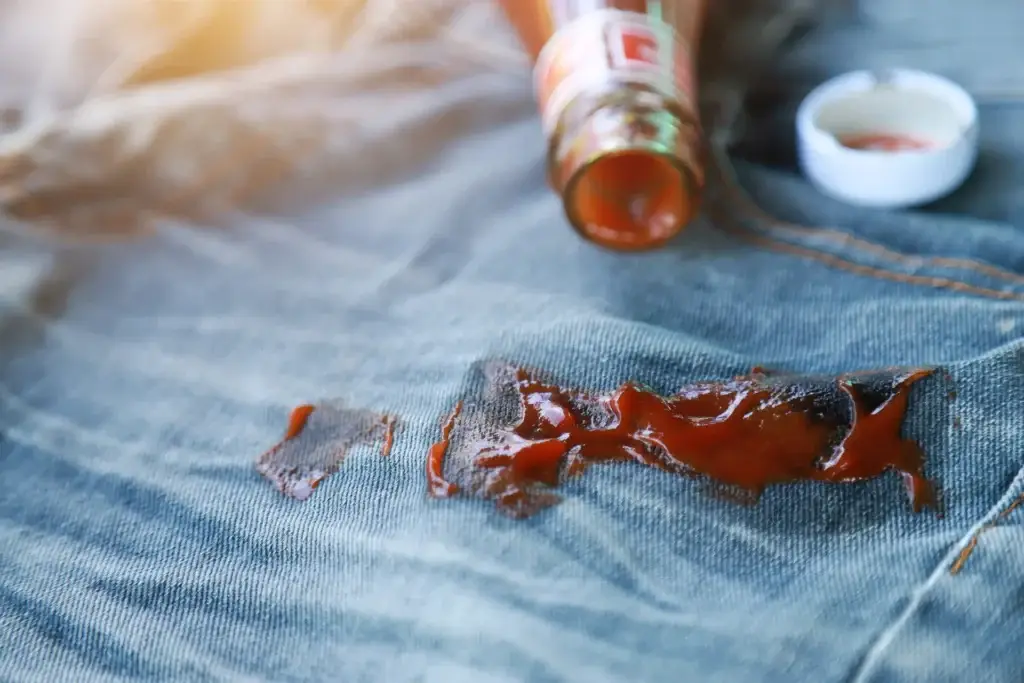 how to remove ketchup stains