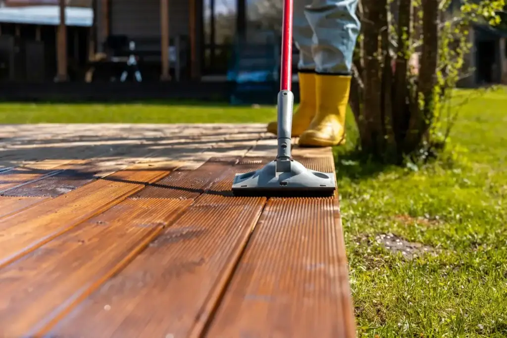 DIY deck cleaner