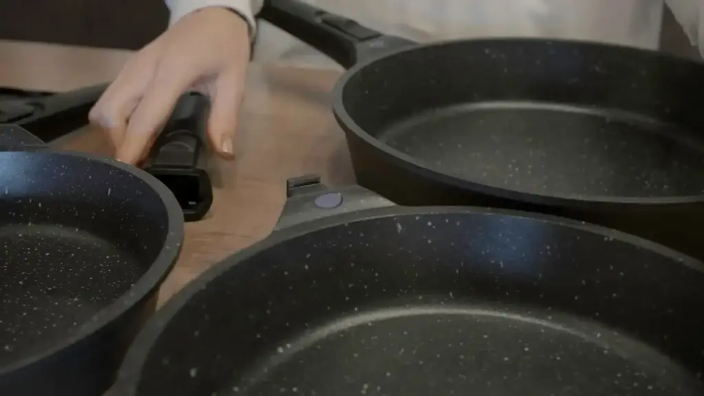 nonstick pans kitchen counter