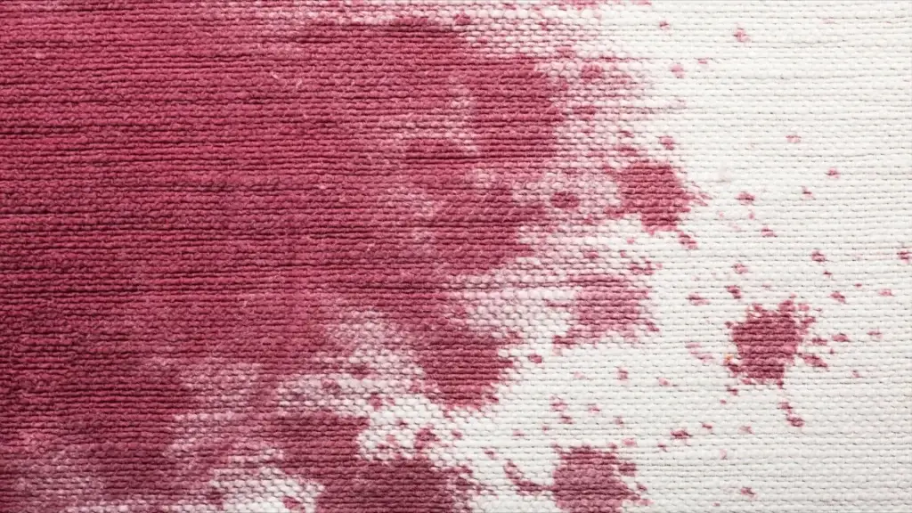 red wine stain carpet